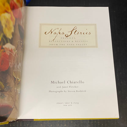 Naha Stories - Michael Chiarello - Signed by Author - First Printing - Limited Edition - 2001