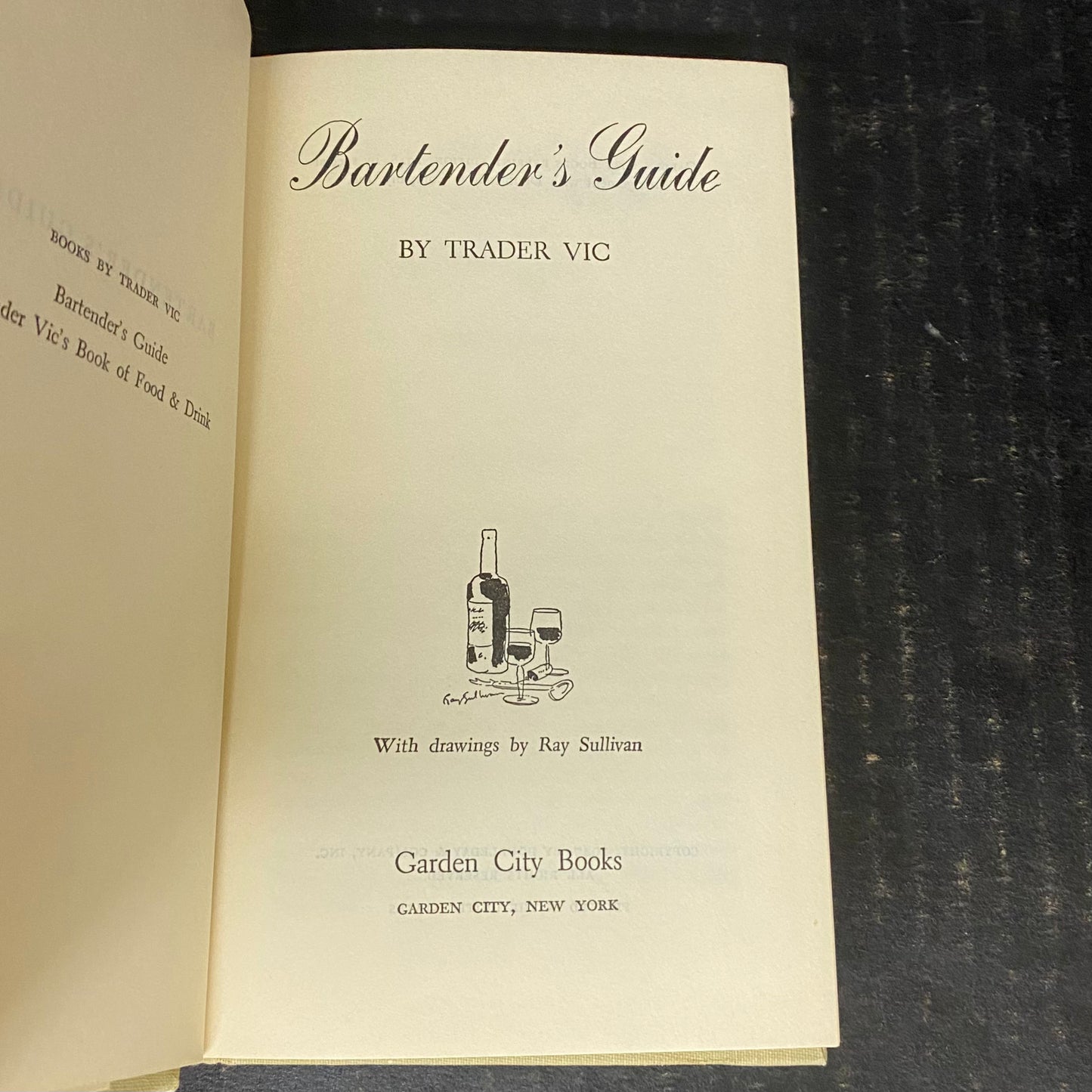 Bartender's Guide - Trader Vic - Reprint Edition - 1948