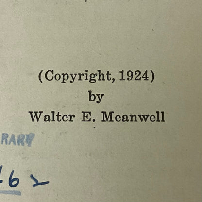 The Science of Basket Ball - Walter E. Meanwell - Ex-Library - 1924