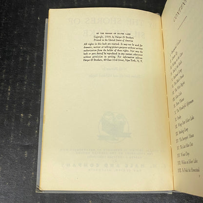 By The Shores Of Silver Lake - Laura Ingalls Wilder - First Thus Edition - 1939