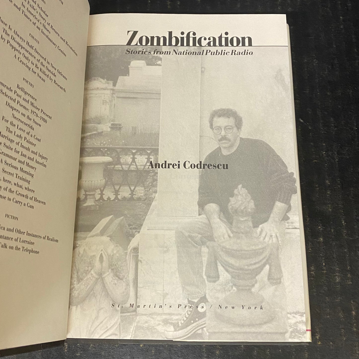 Zombification - Andrei Codrescu - Signed by Author - First Edition - 1994