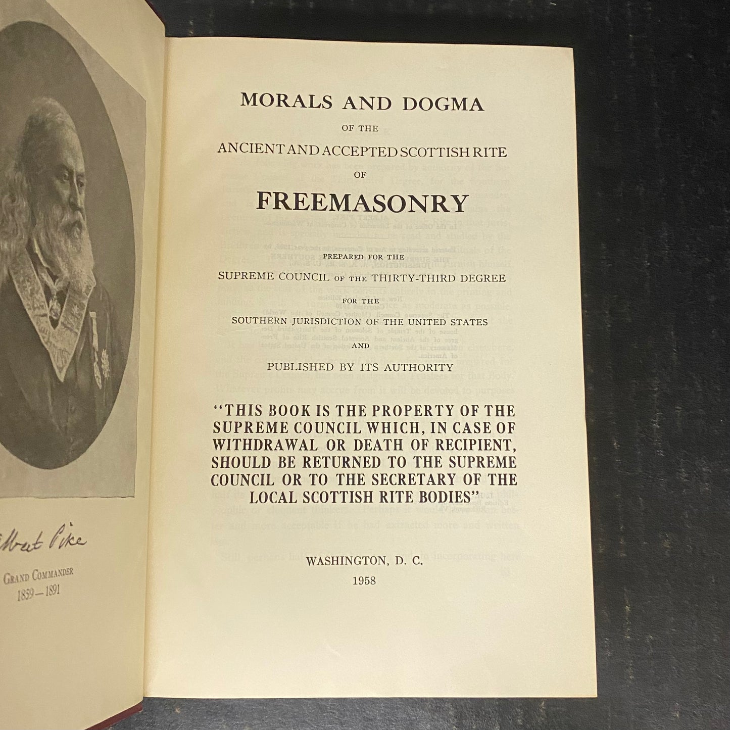 Morals and Dogma - Freemasonry - Revised Edition - 1958