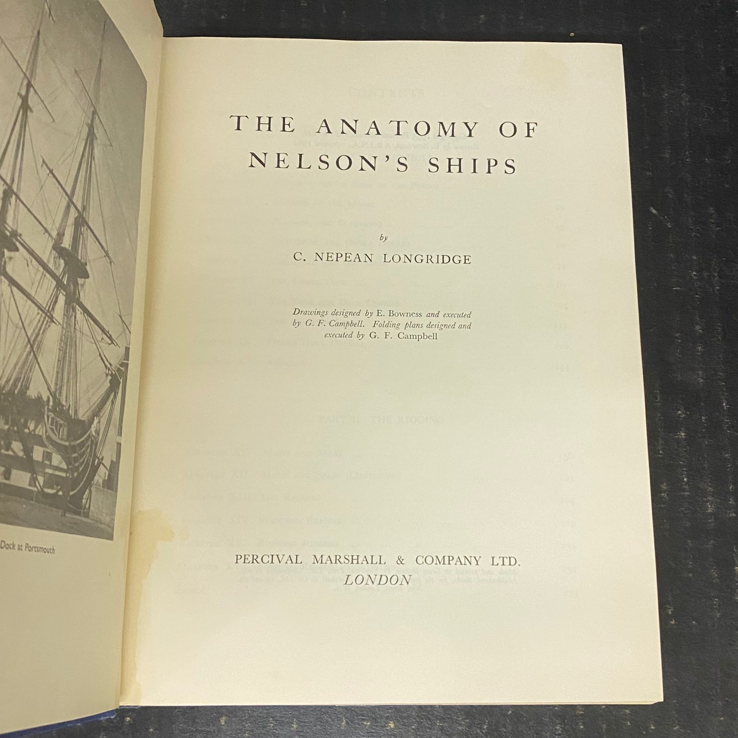 The Anatomy of Nelson's Ships - C. Nepean Longridge - Reprint - 1961