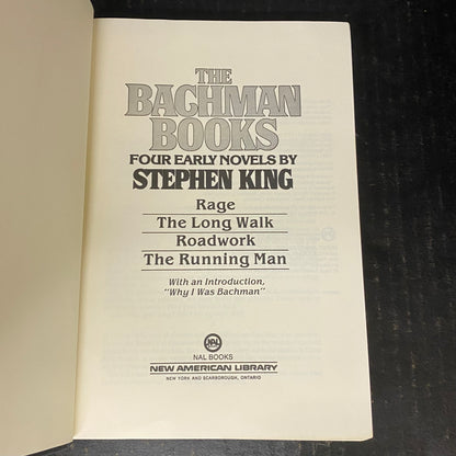 The Bachman Books - Stephen King - Book Club Edition - 1985