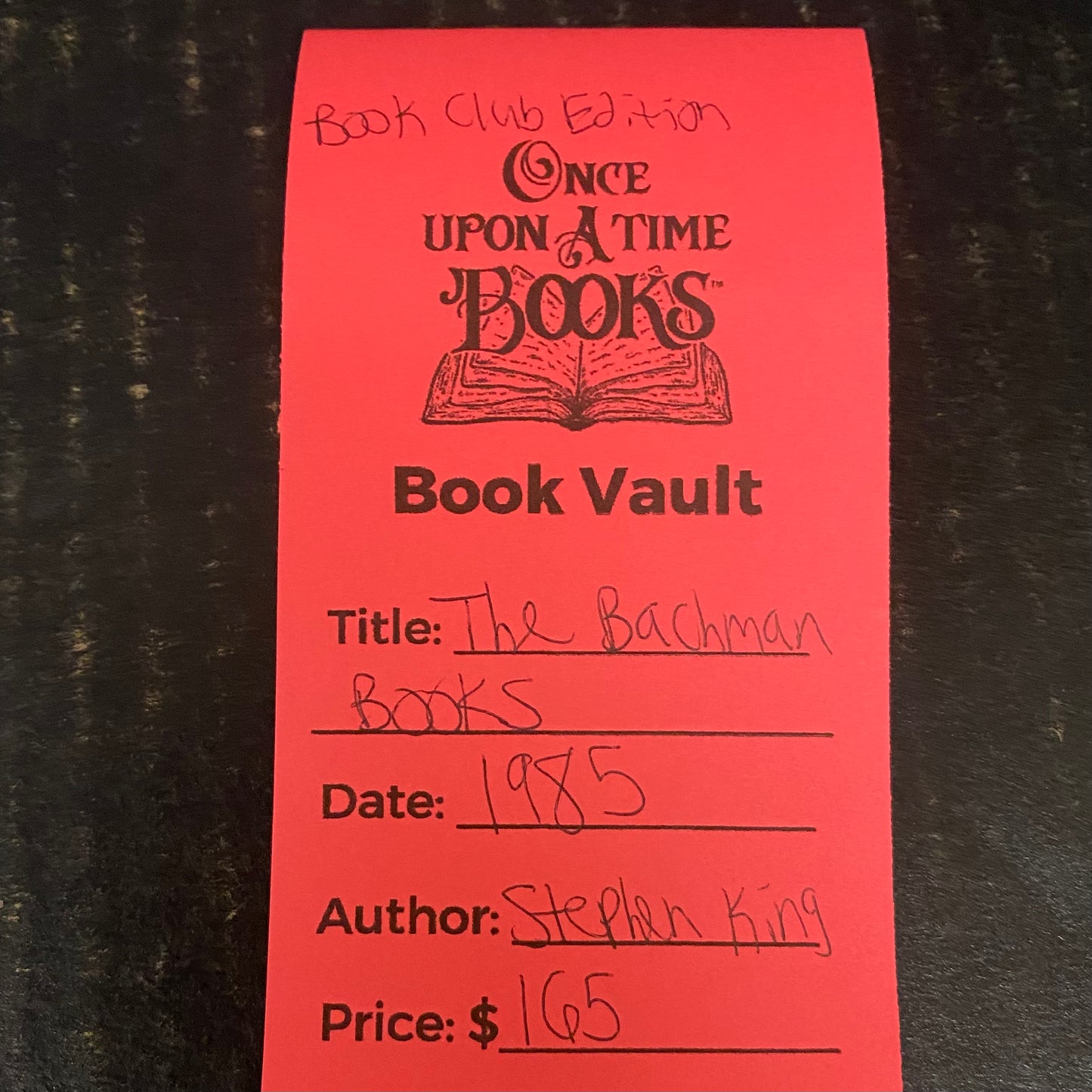 The Bachman Books - Stephen King - Book Club Edition - 1985