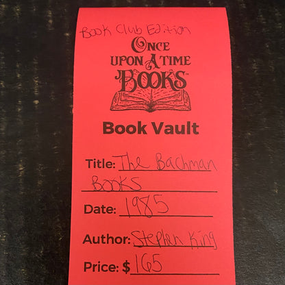 The Bachman Books - Stephen King - Book Club Edition - 1985