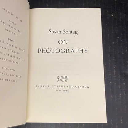 On Photography - Susan Sontag - 7th Edition - 1978