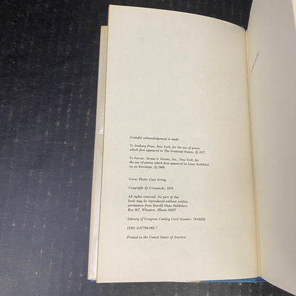 The Weather of the Heart - Madeleine L'Engle - First Thus Edition - 1978