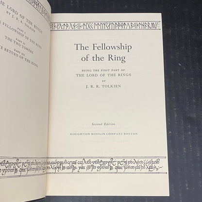 The Fellowship of the Ring - J.R.R. Tolkien - Second Edition - 1965