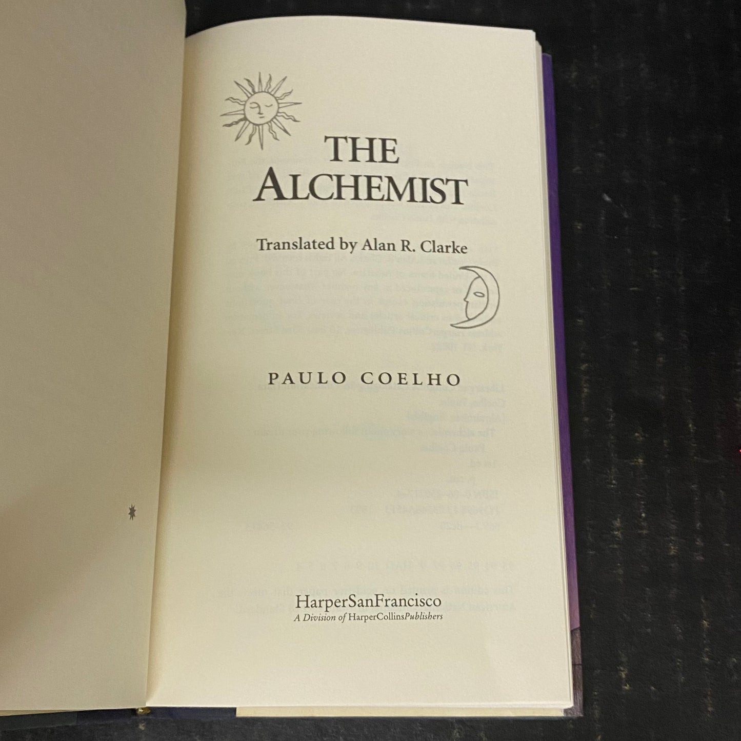 The Alchemist - Paulo Coelho - First American Edition - Fourth Print - 1993