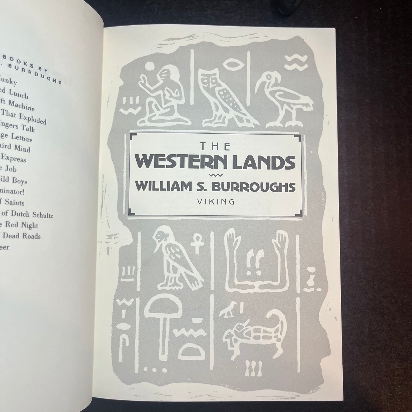 The Western Lands - William S. Burroughs - 1987