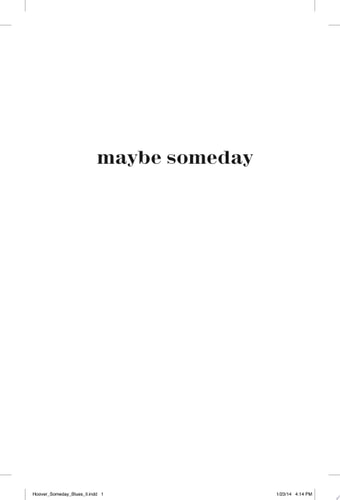 Maybe Someday (1)