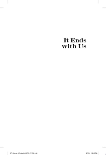 It Ends with Us: A Novel (1)