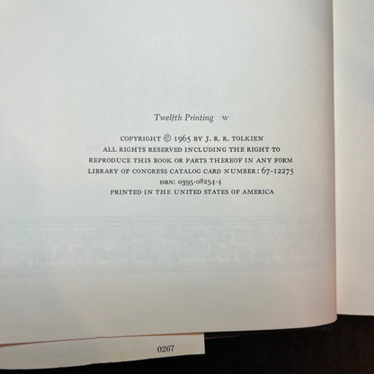 The Lord of the Rings Box Set - J. R. R. Tolkien - 2nd Edition - 12th Printing - 1965