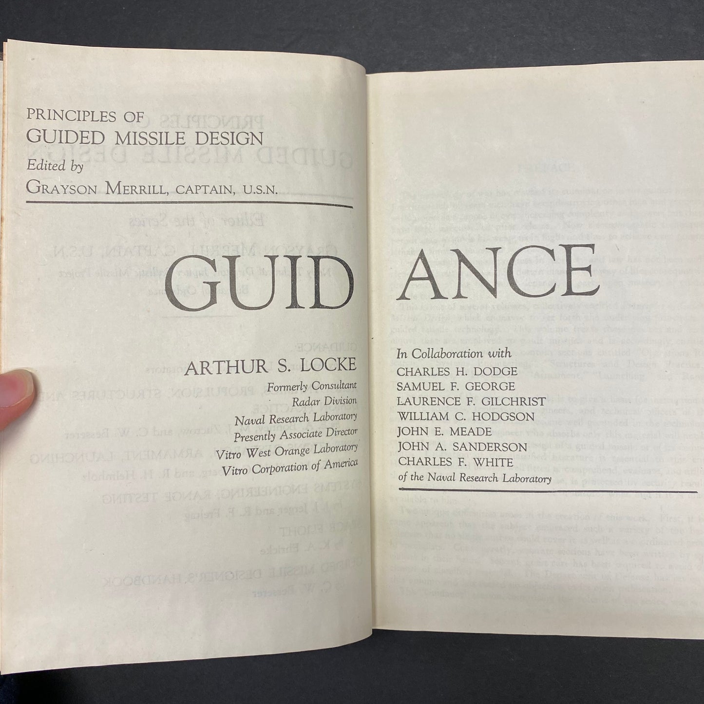 Guidance - Arthur S. Locke - Principles of Guided Missile Design - Date Unknown