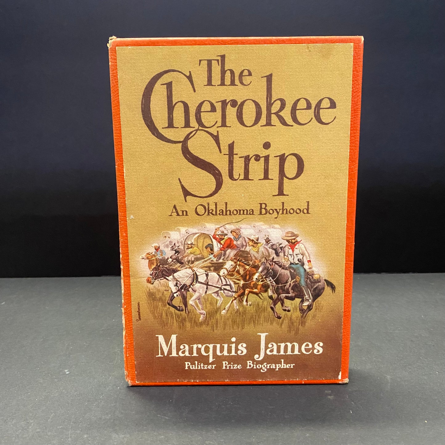 The Cherokee Strip - Marquis James - 1st Edition - Signed - 1945