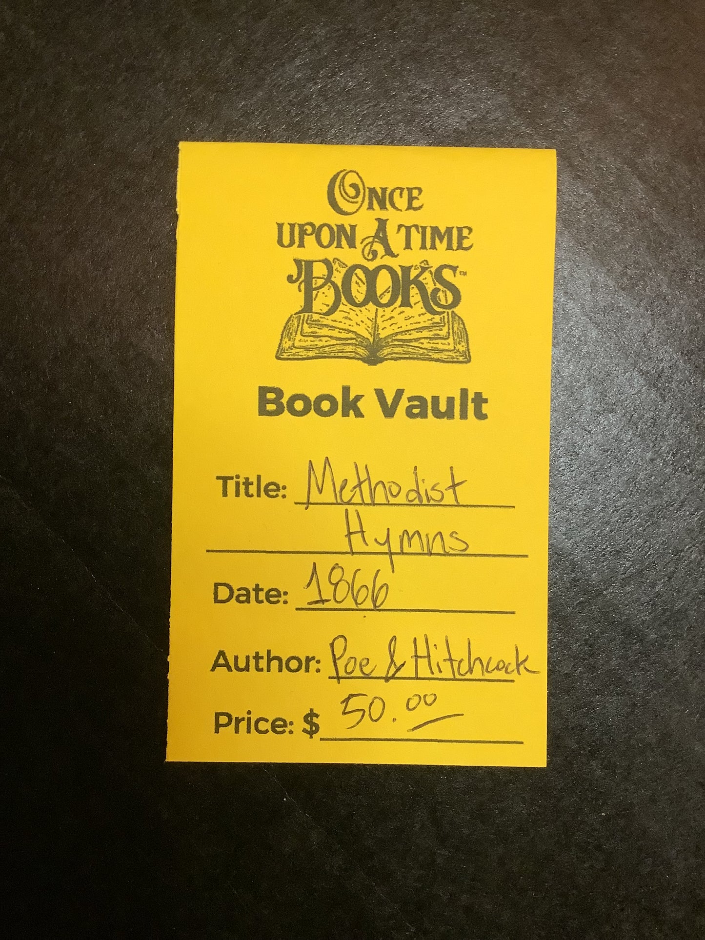 Methodist Hymns - Poe & Hitchcock - 1866