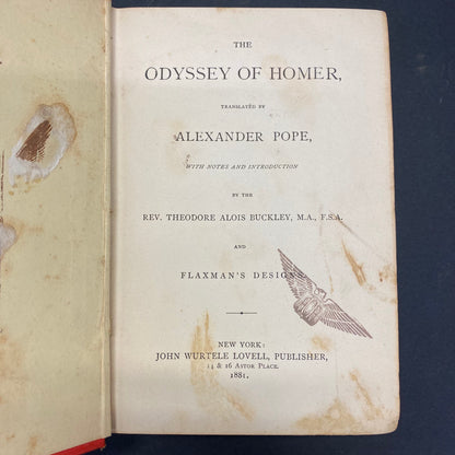 The Odyssey - Homer - c. 1881