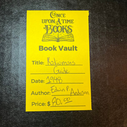 Audels Radiomans Guide - Edwin P. Anderson - 1948