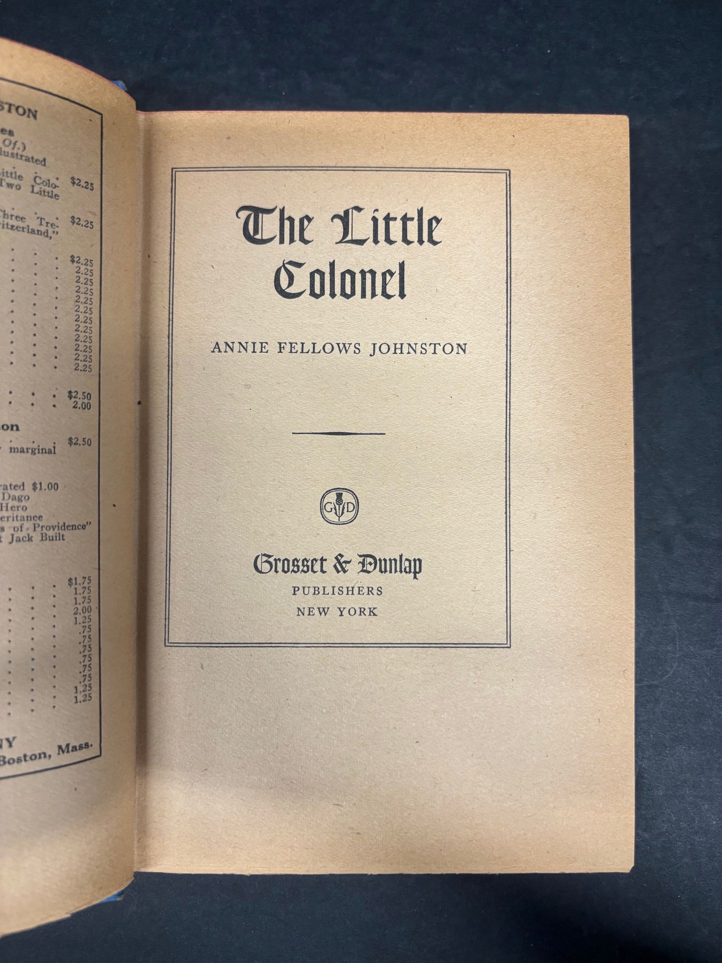 The Little Colonel - Annie Fellows Johnston - 1922