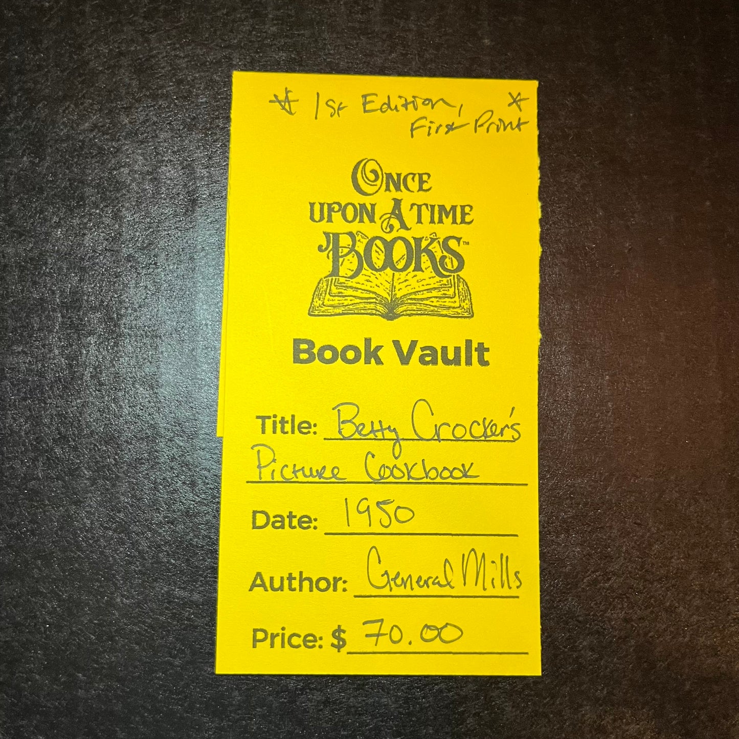 Betty Crocker's Picture Cookbook - General Mills - 1st Edition - First Print - 1950