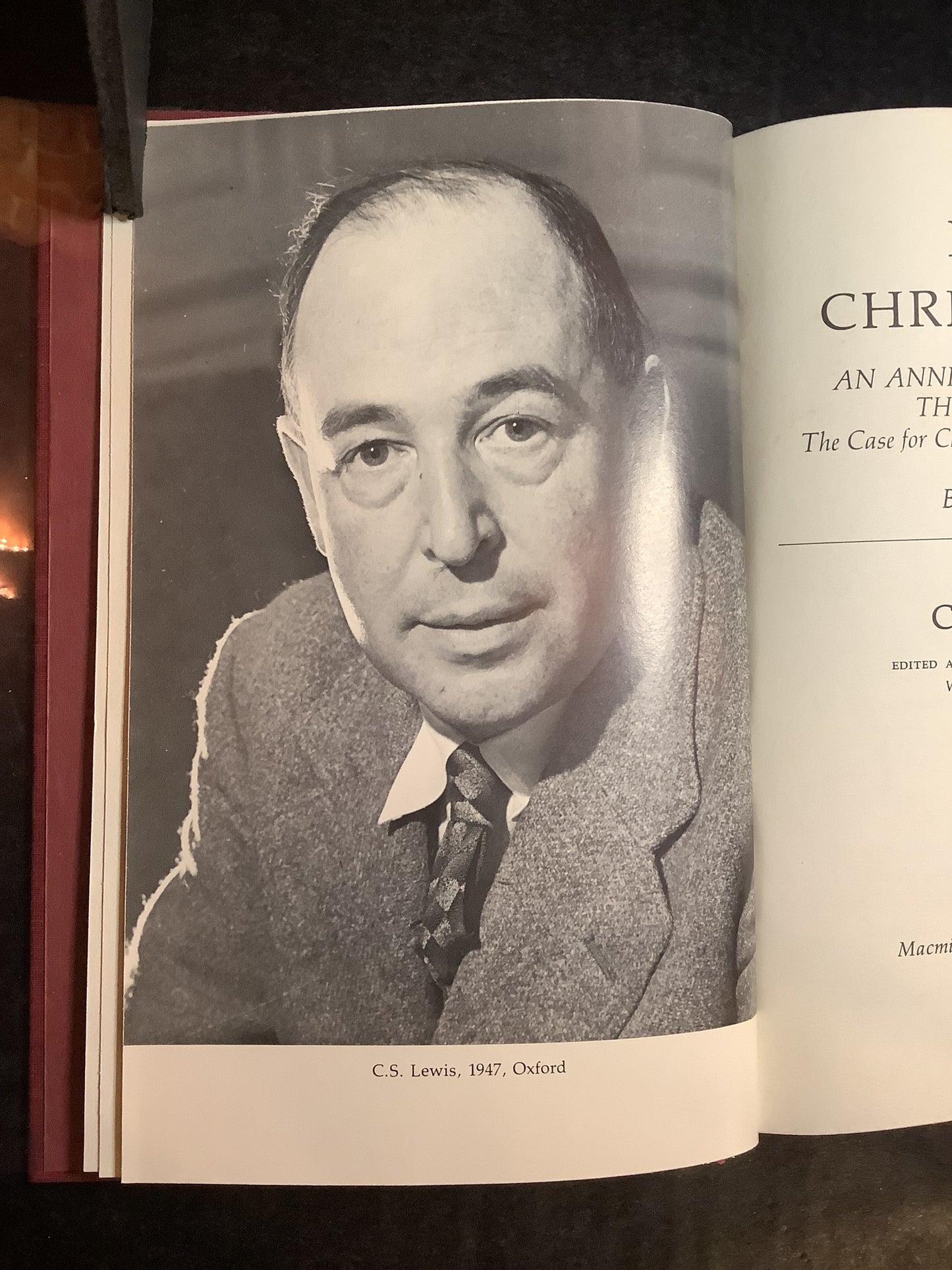 Mere Christianity - C. S. Lewis - 1st Thus - Anniversary Edition - 1981