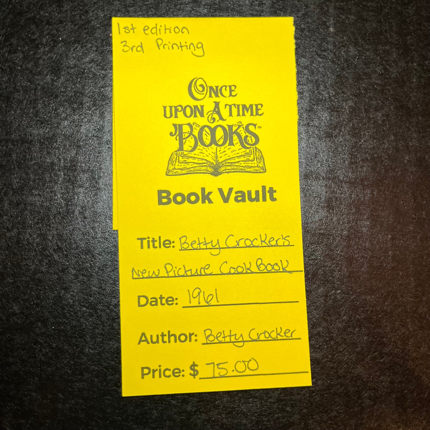 Betty Crocker's New Picture Cookbook - Betty Crocker - 1961 - 1st Edition - Third Printing