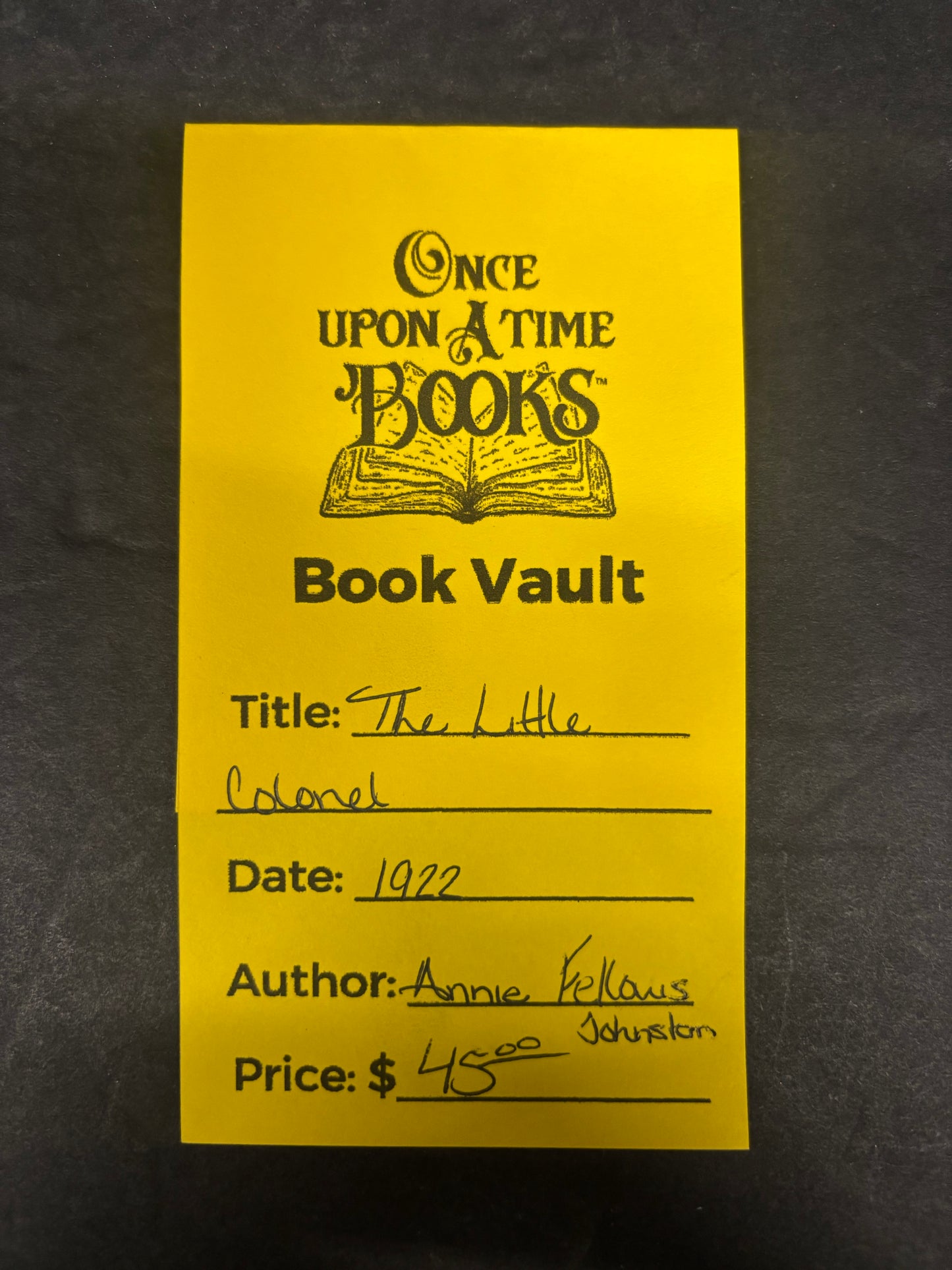 The Little Colonel - Annie Fellows Johnston - 1922