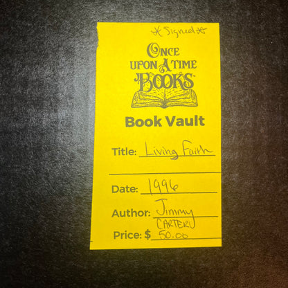 Living Faith - Jimmy Carter - Signed - 1996