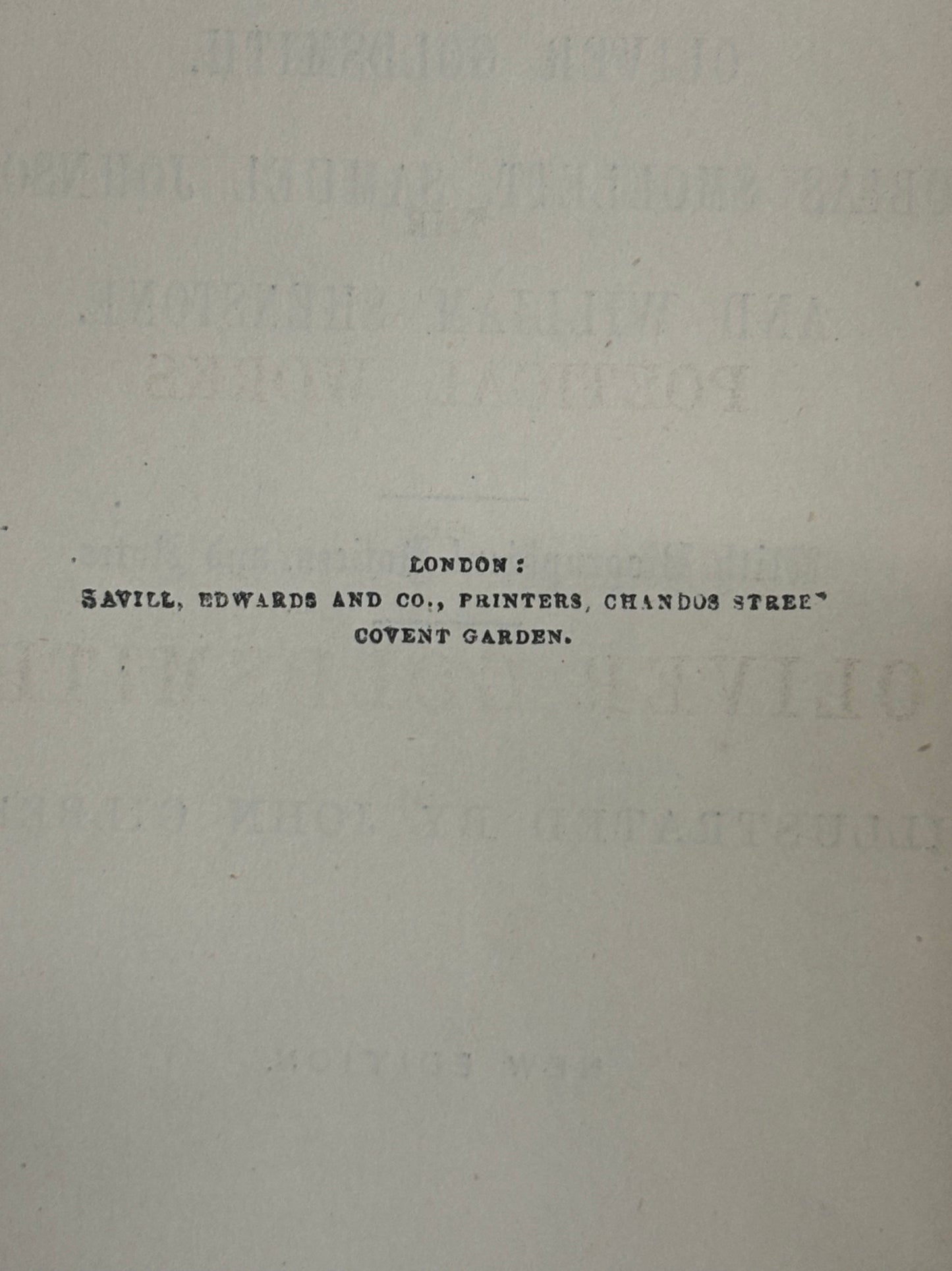 The Poetical Works of Oliver Goldsmith, Tobias Smollett, Samuel Johnson, and William Shenstone - Published by George Routledge and Sons - c. 1860