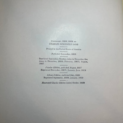 Smoky - Will James - 1st Illustrated Classic Edition - 1929