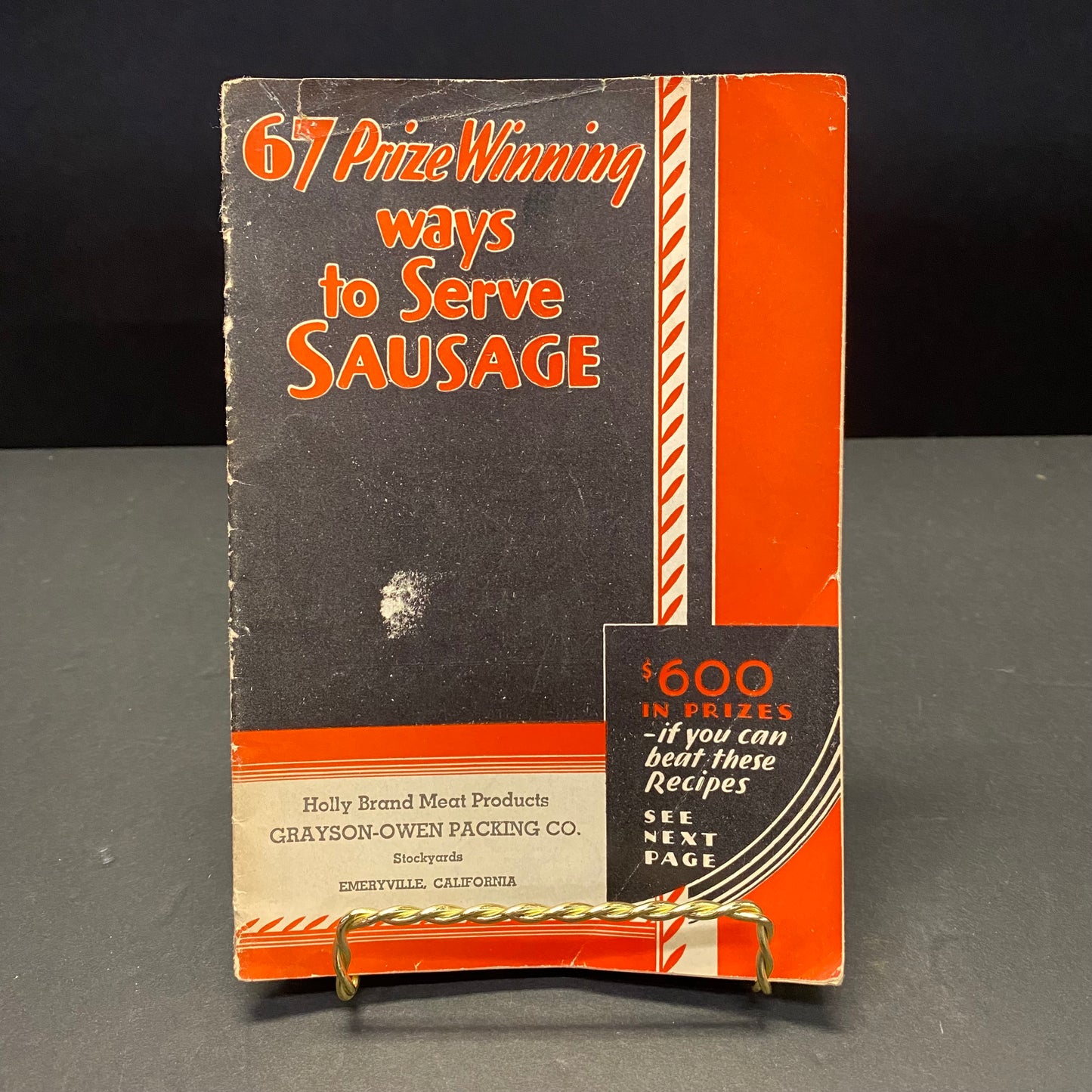 67 Prize Winning Ways to Serve Sausage - Ruth Farr - Visking Casing - 1932