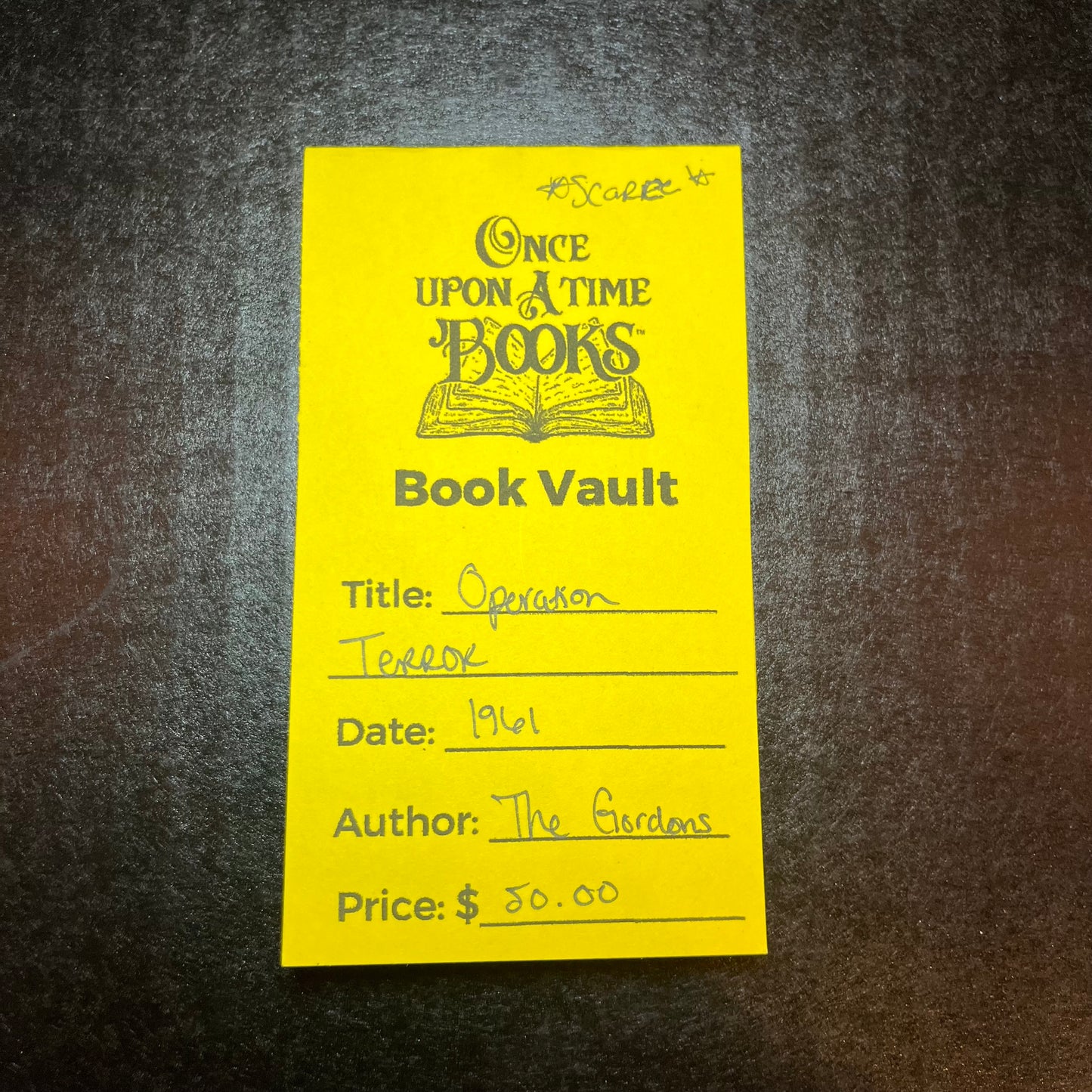 Operation Terror - The Gordons - Scarce - 1961