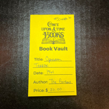 Operation Terror - The Gordons - Scarce - 1961