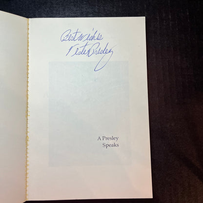 A Presley Speaks - Vester Presley - Signed - 1978
