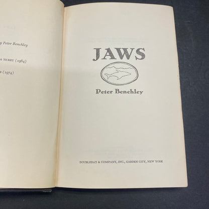 Jaws - Peter Benchley - Early Print - 1974