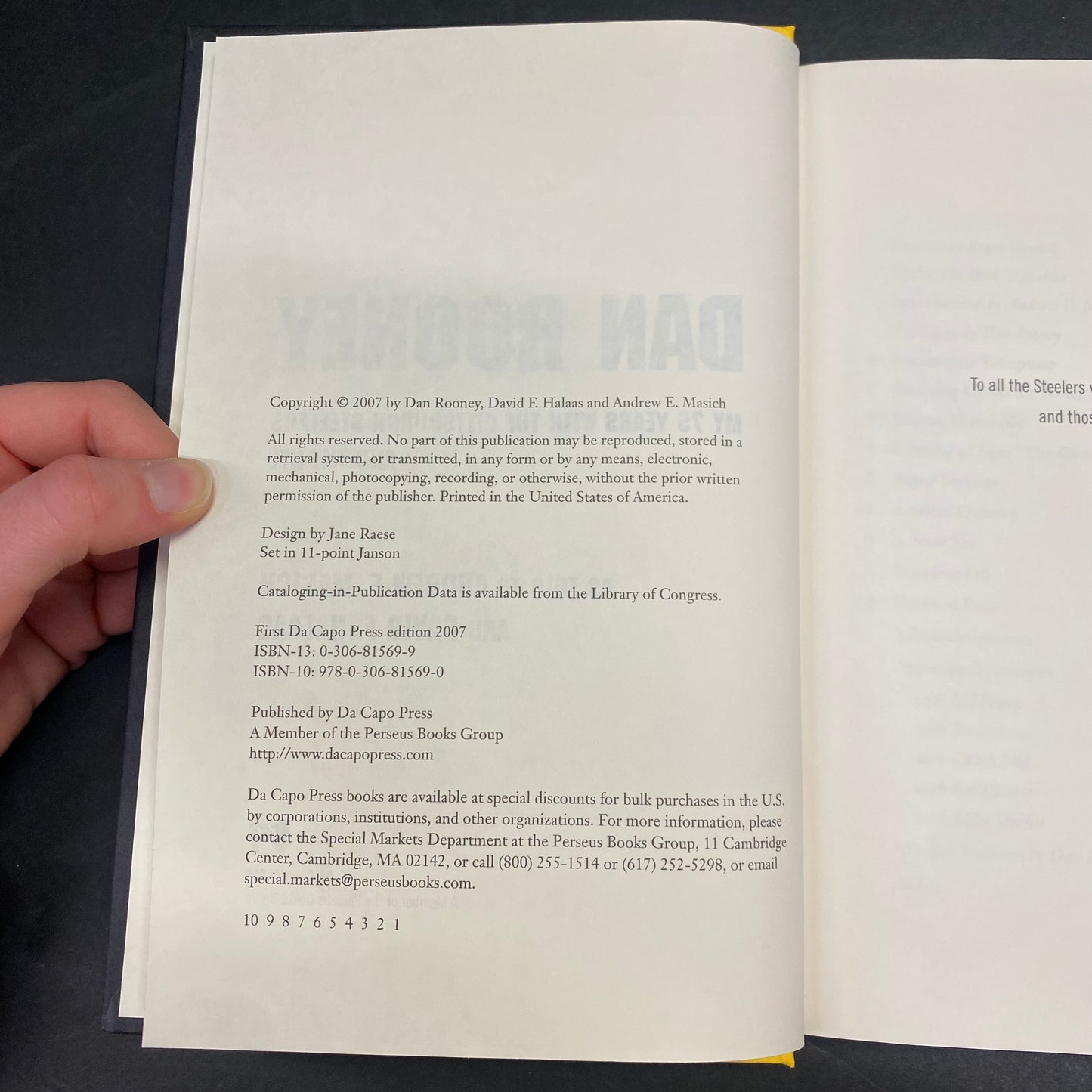 My 75 Years with the Pittsburg Steelers and the NFL - Dan Rooney - Signed - 2007