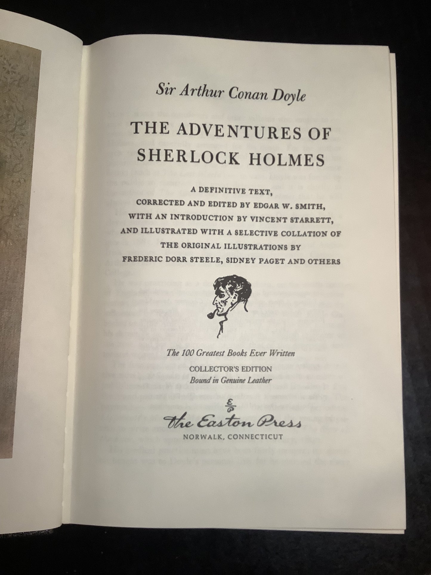 The Adventures of Sherlock Holmes - Sir Arthur Conan Doyle - Easton Press - 1981