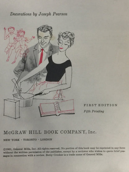 Betty Crocker’s New Picture Cook Book - General Mills, Inc. - 1st Edition - 5th Print - 1961
