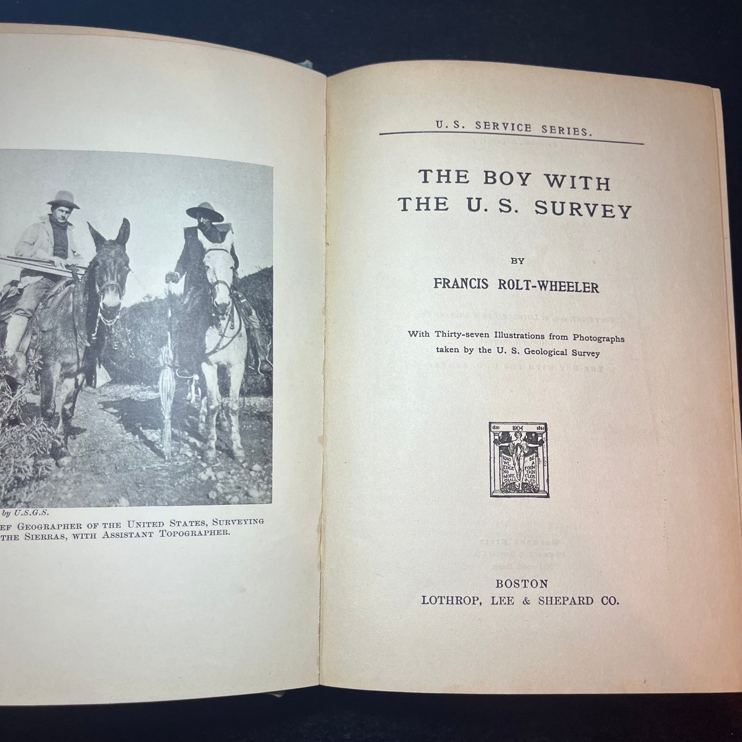 The Boy with the U.S. Survey - Francis Rolt-Wheeler - 1909