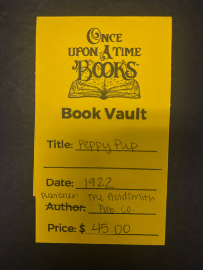 Peppy Pup - The Goldsmith Pub. Co. - 1922