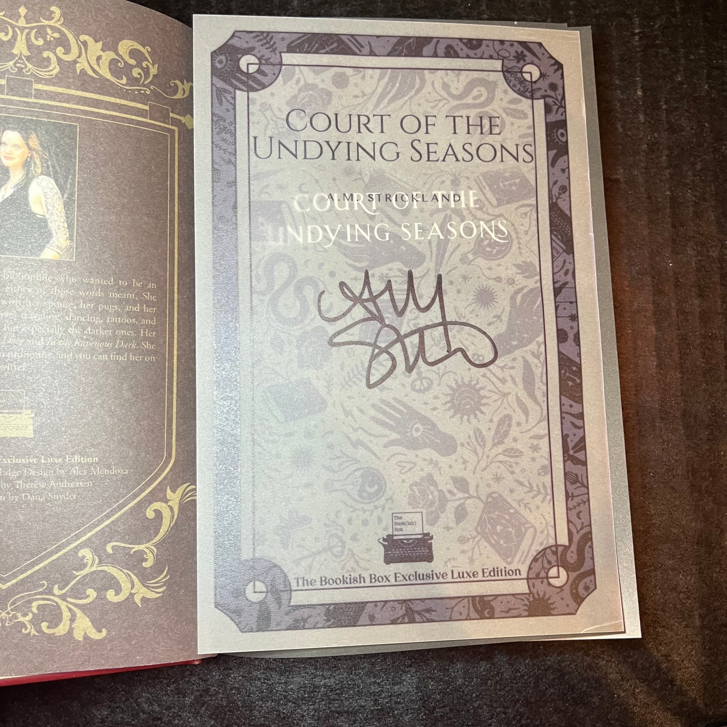 Court of the Undying Seasons - A. M. Strickland - Signed - 2023