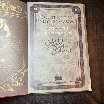 Court of the Undying Seasons - A. M. Strickland - Signed - 2023