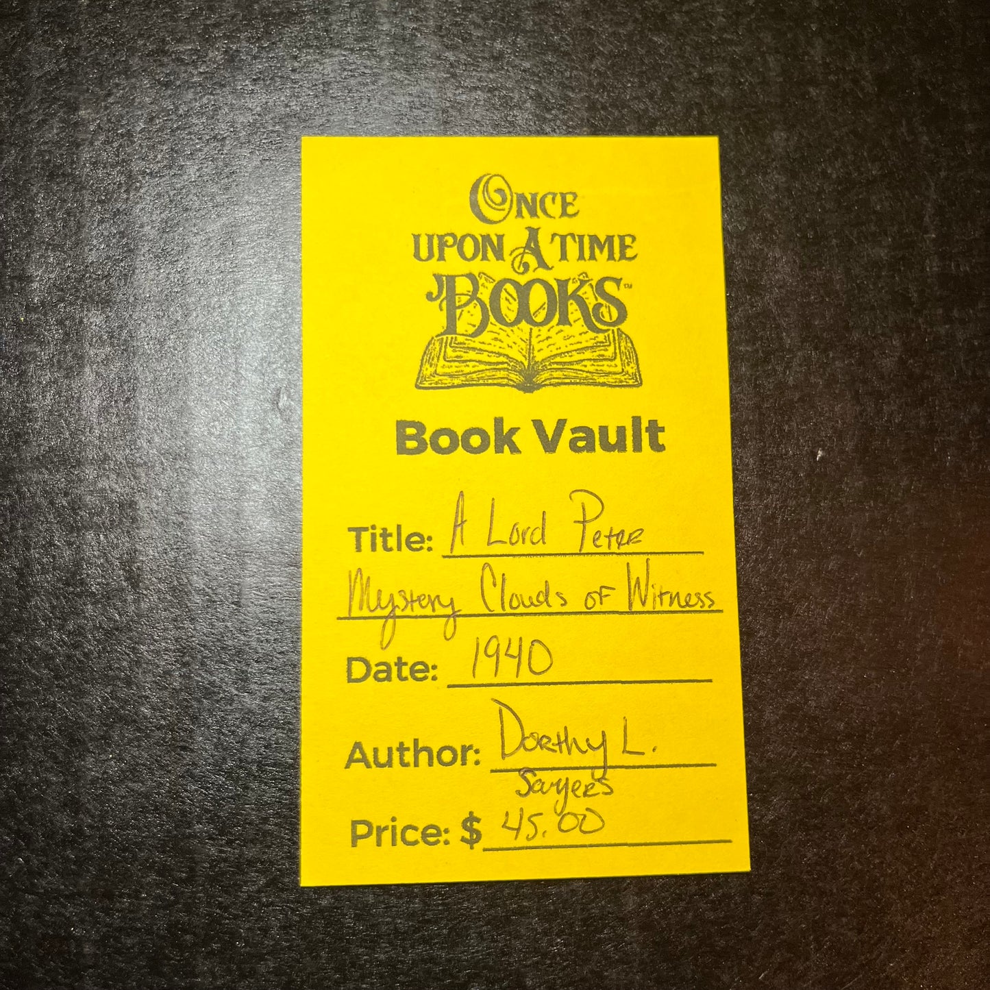 A Lord Peter Mystery Clouds of Witness - Dorothy L. Sayers - 1940