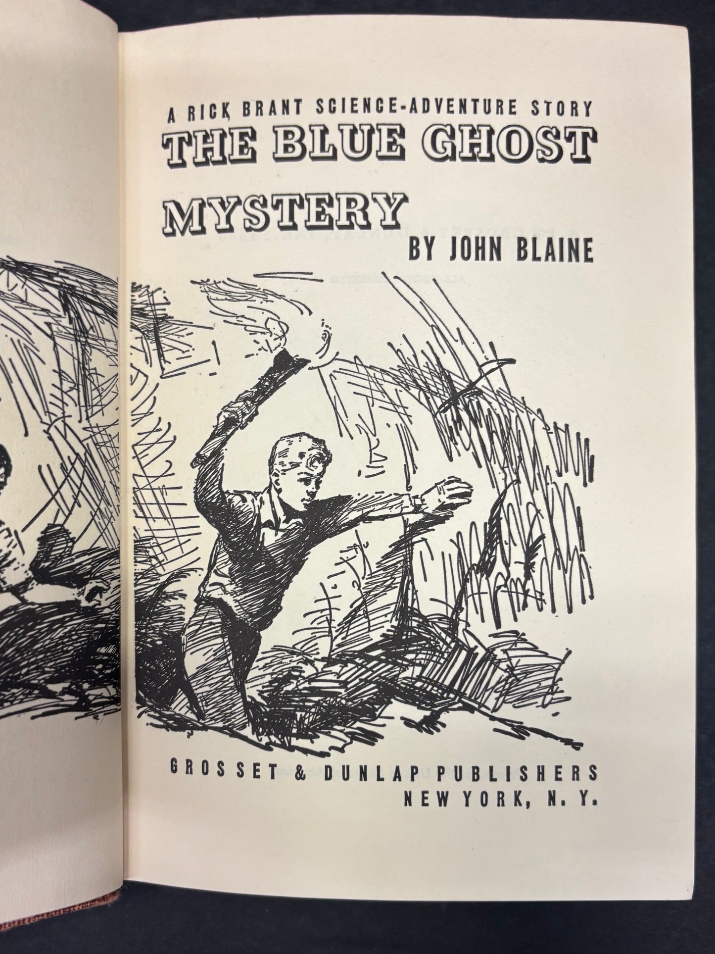The Blue Ghost Mystery - John Blaine - 1st Edition - 1960