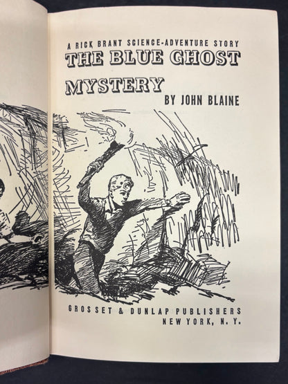 The Blue Ghost Mystery - John Blaine - 1st Edition - 1960