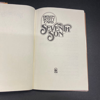 Seventh Son - Orson Scott Card - First Edition - Signed - 1987