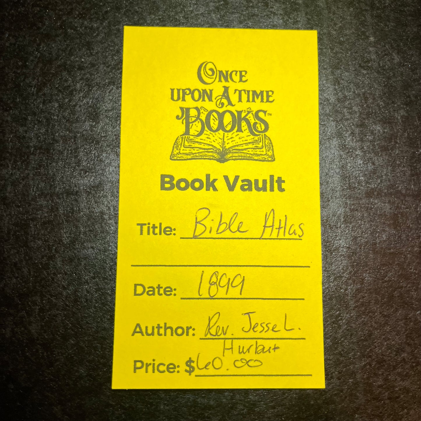 Bible Atlas - Rev. Jesse L Hurlbut - 1899