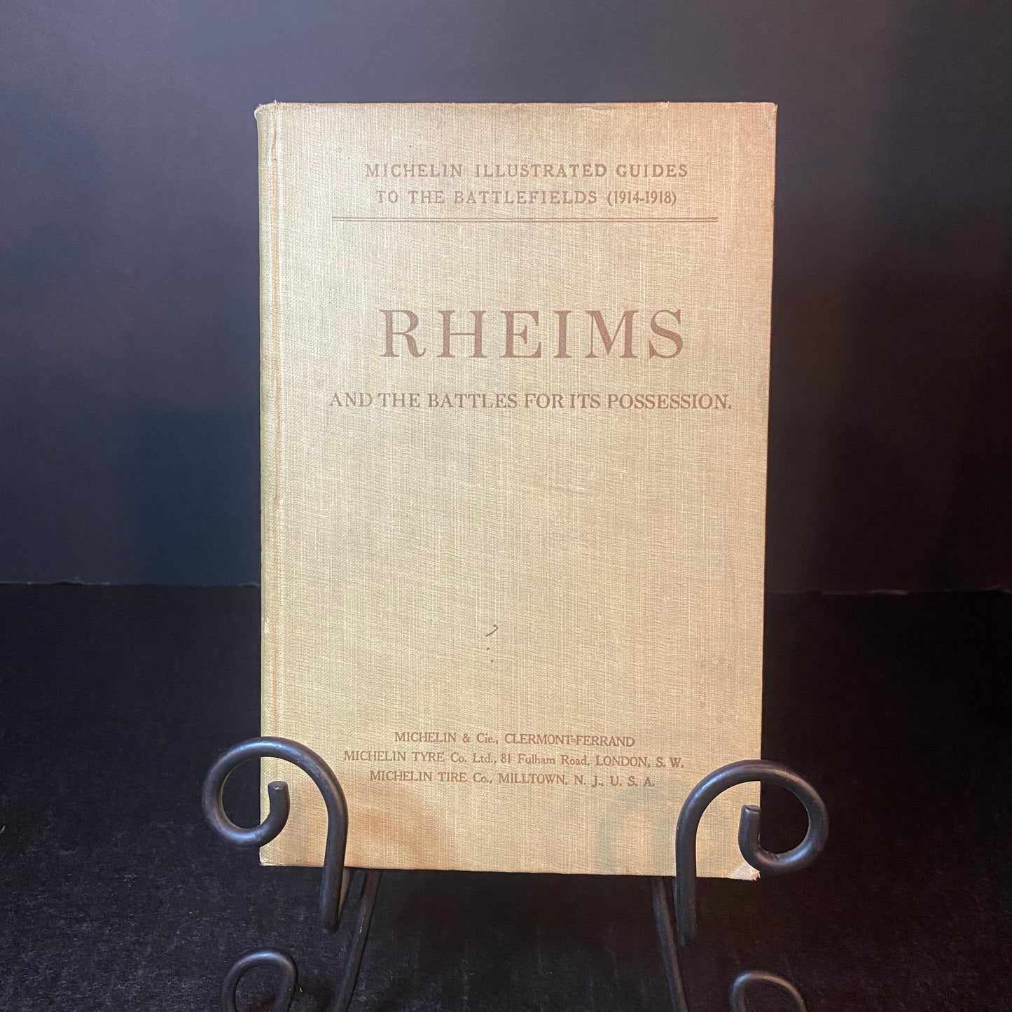 Rheims and the Battles for it's Possessions - Published by Michelin & Cie - 1920
