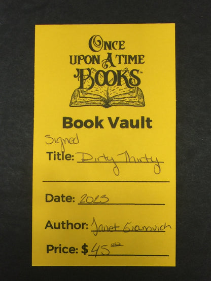 Dirty Thirty - Janet Evanovich - Signed - 2023